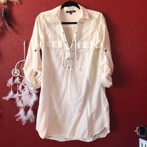 White brunch dress